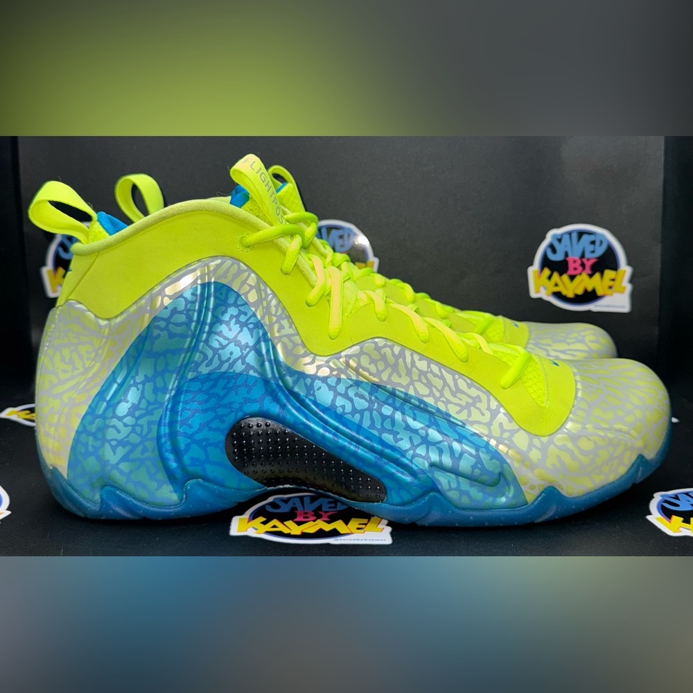 Size 13 - Nike Air Flightposite Exposed Volt